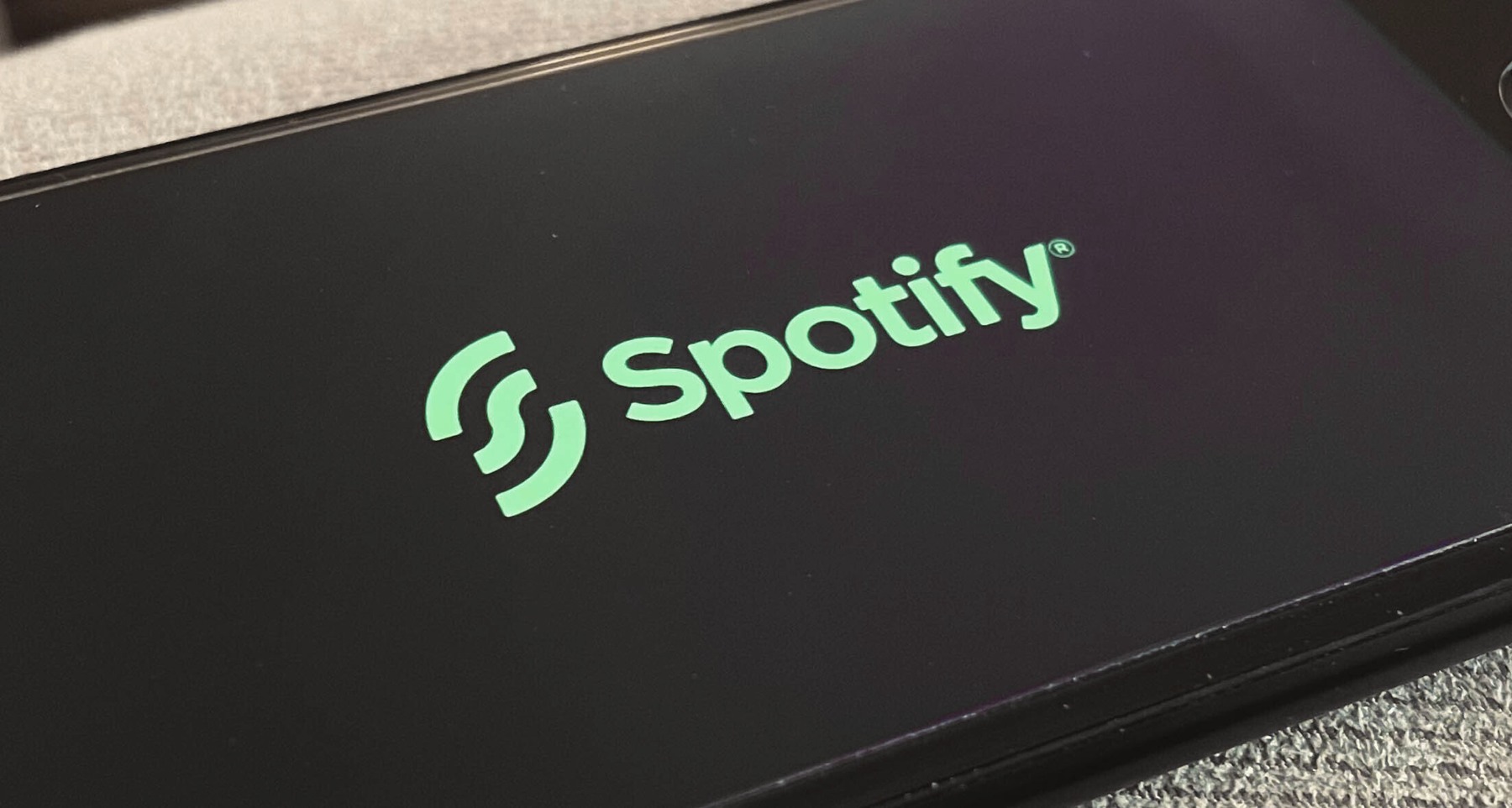 Spotify mobile-phone photograph used in earnings coverage; archive image from the source’s 2022 file.