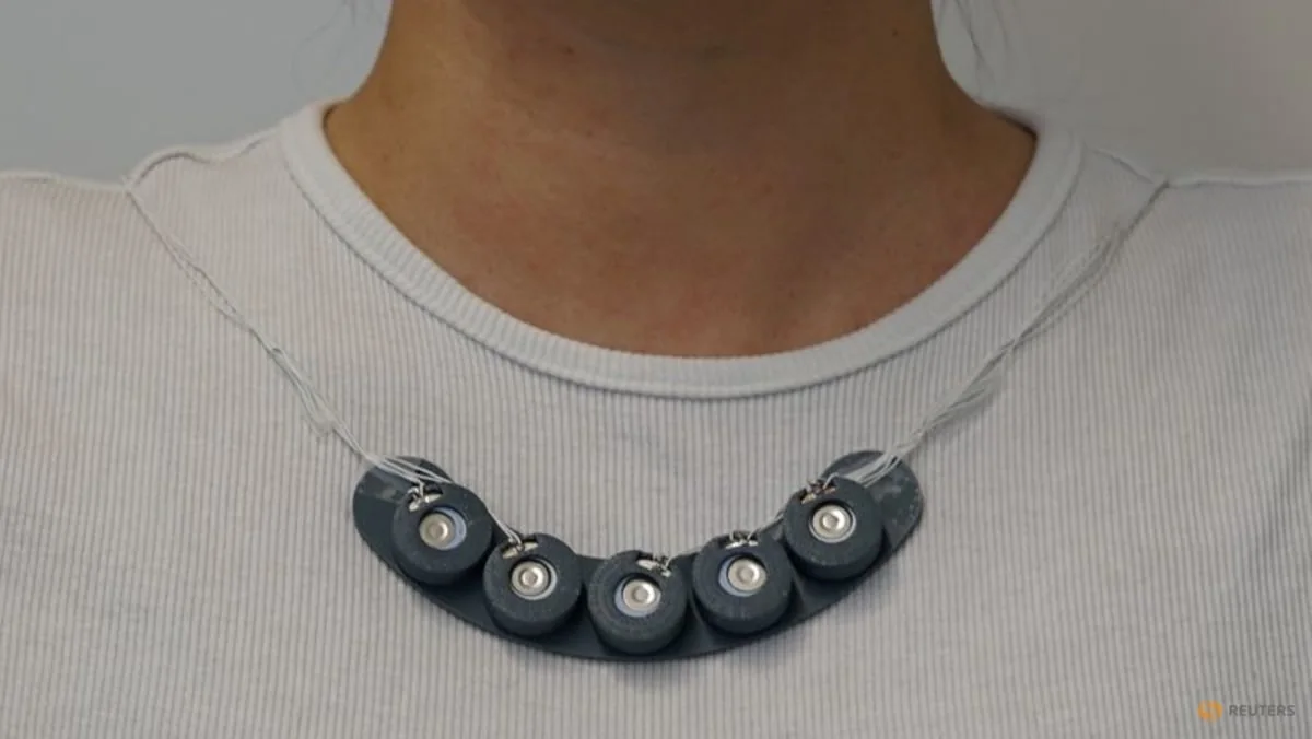 A Scentronic prototype odor generator shown in a research handout. Photograph taken June 13, 2025; released October 21, 2026.