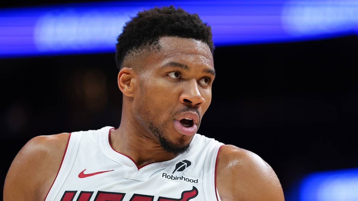 Giannis Antetokounmpo during the fourth quarter against Minnesota in Miami, October 21, 2026.
