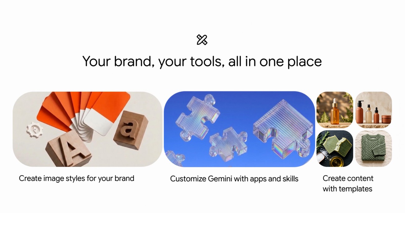 Google’s official Gemini small-business hub feature graphic.