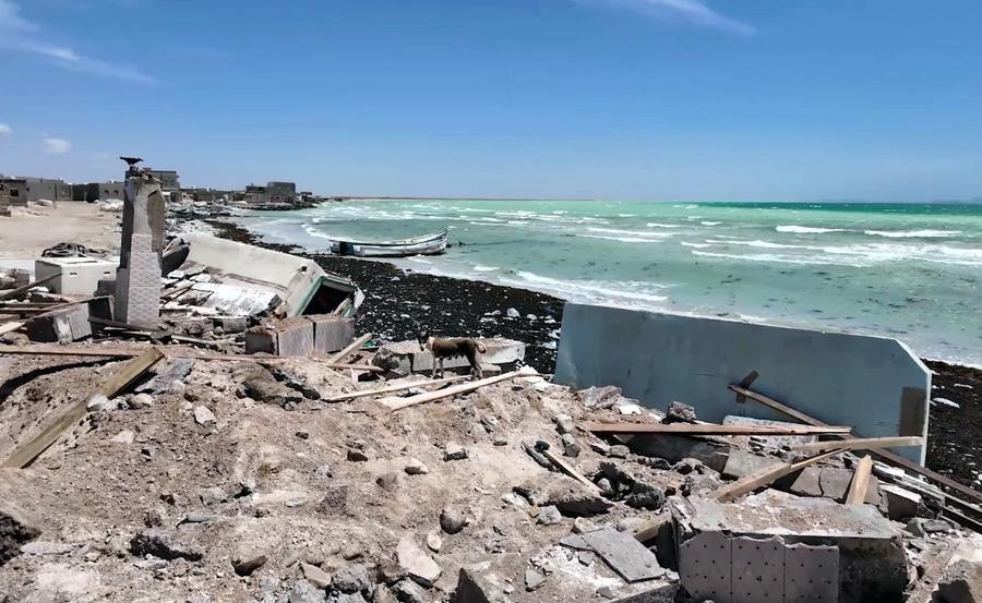 Dhubab’s coastal area in a handout released October 6, 2026.